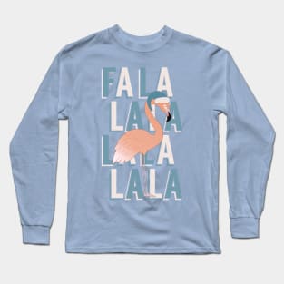 Fa La La Flamingo Christmas Long Sleeve T-Shirt